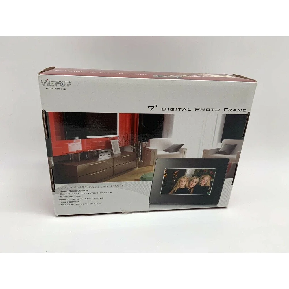 Victop Technology‎ 7 Inch Digital Photo Frame VT070AB01 Preowned